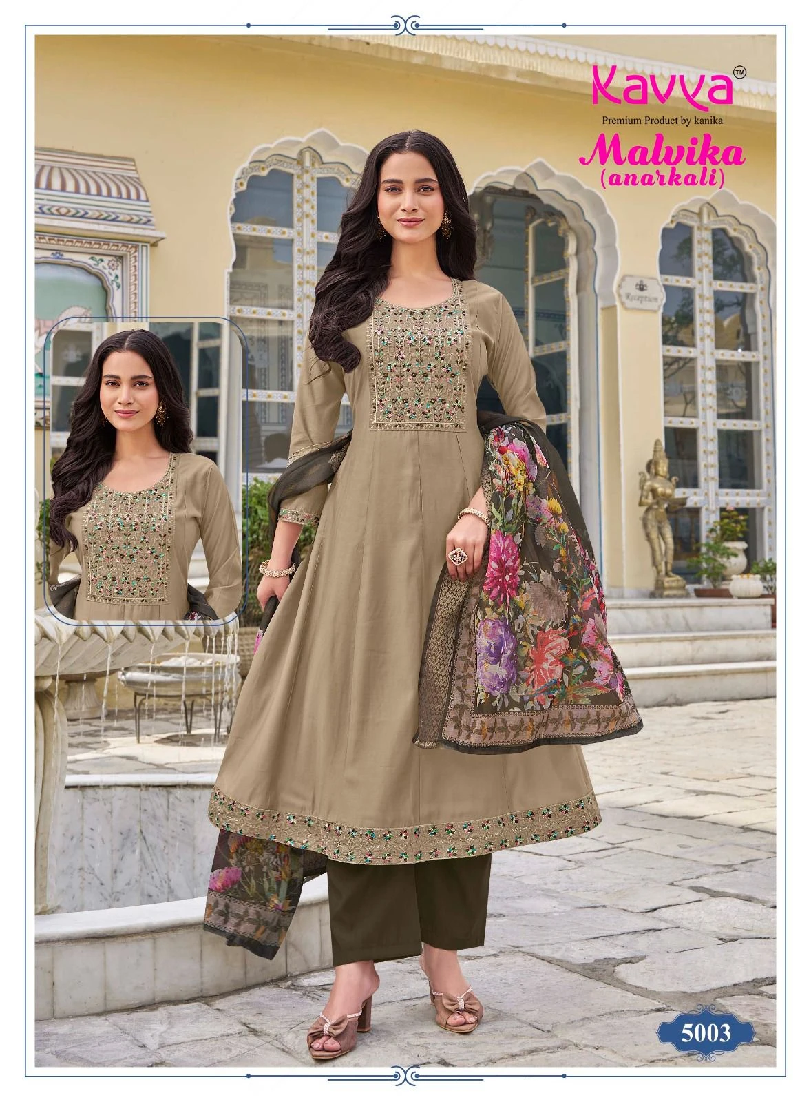 KAVYA MALVIKA Vol 5 Anarkali Suit Set