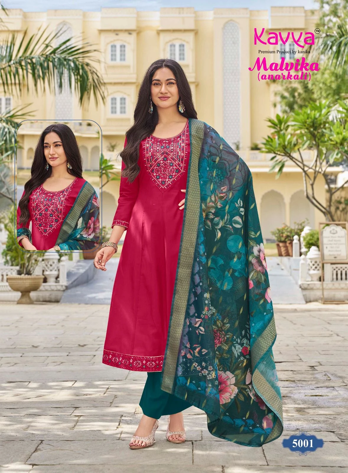 KAVYA MALVIKA Vol 5 Anarkali Suit Set