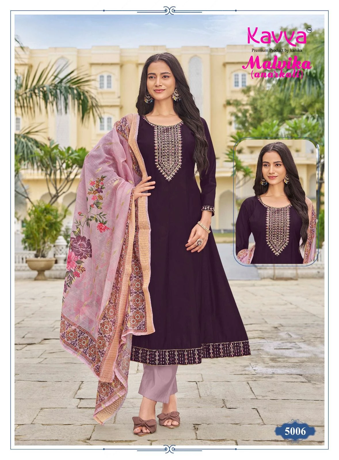 KAVYA MALVIKA Vol 5 Anarkali Suit Set