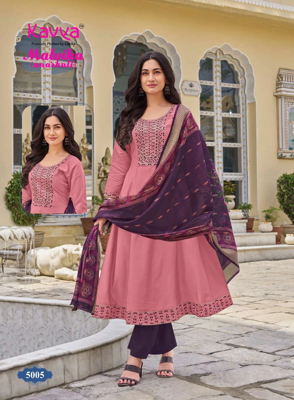 KAVYA MALVIKA Vol 5 Anarkali Suit Set