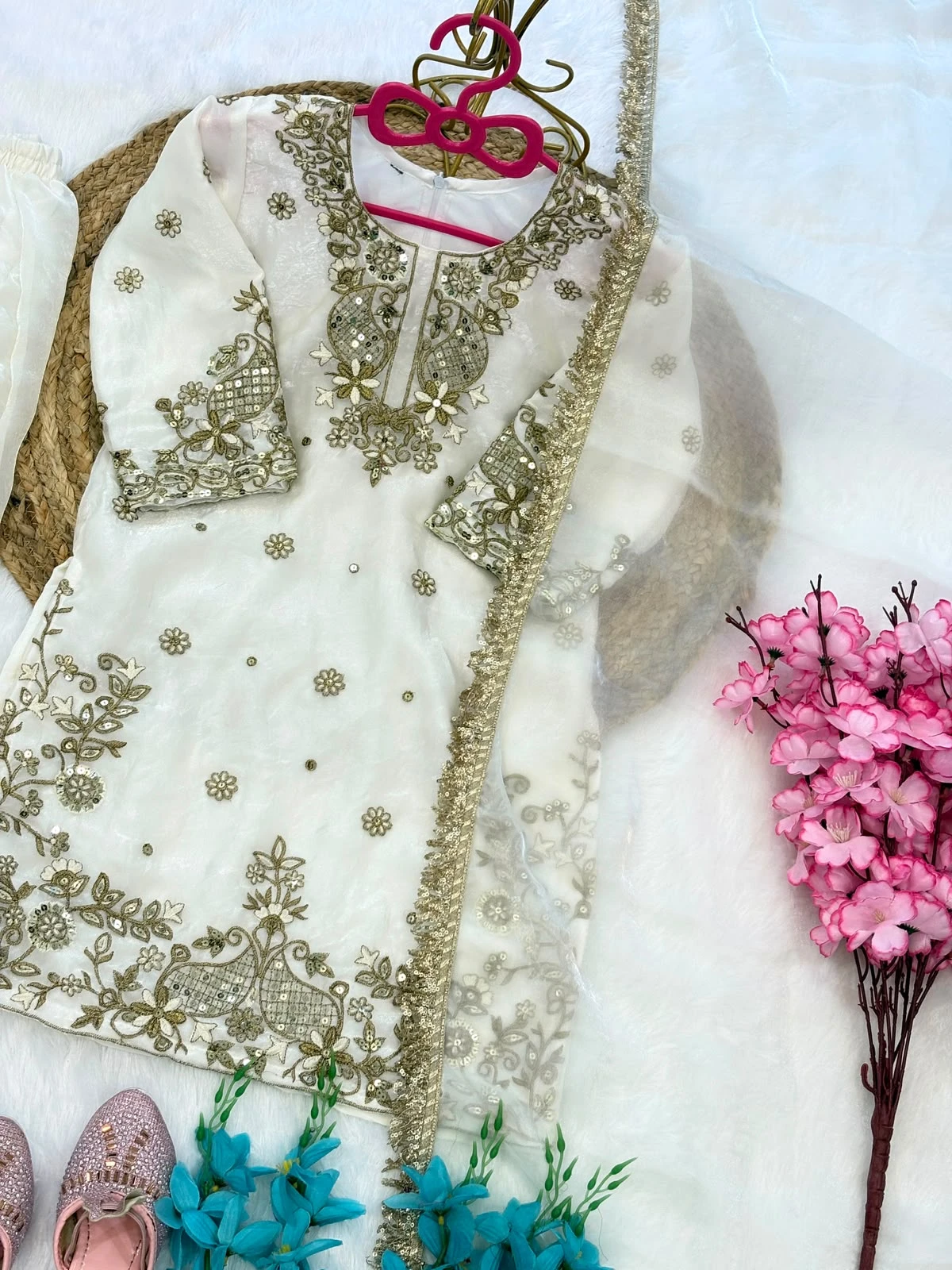 Kids Premium Fendi Silk Designer Suit Set