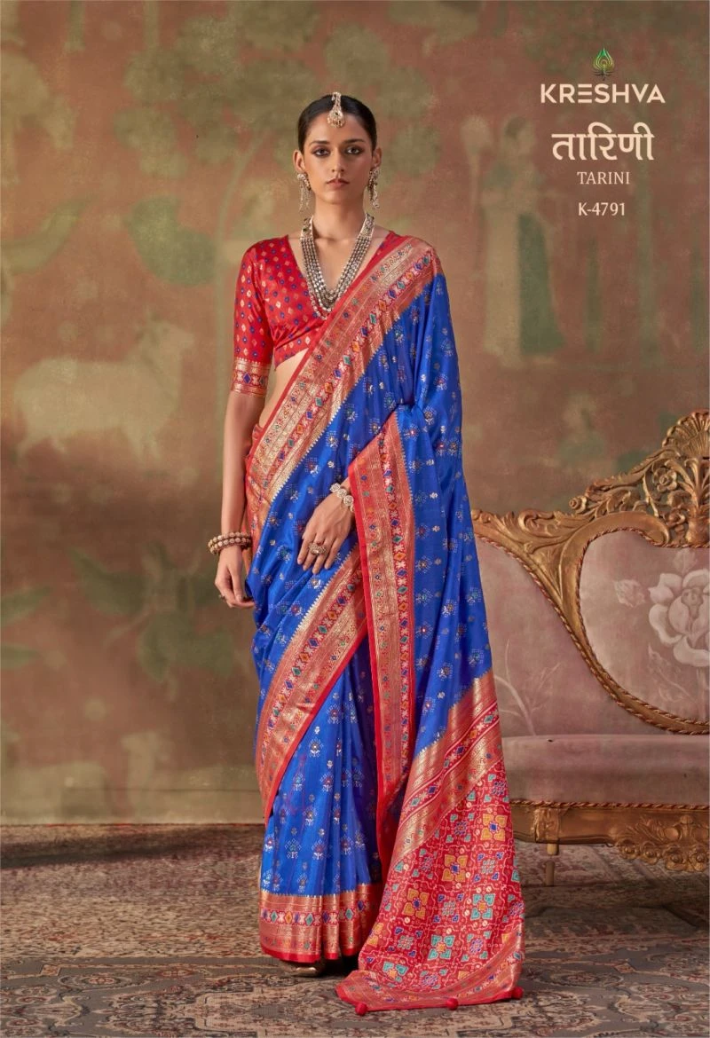 Kreshva Tarini Silk Classic Patola Design Saree Collection