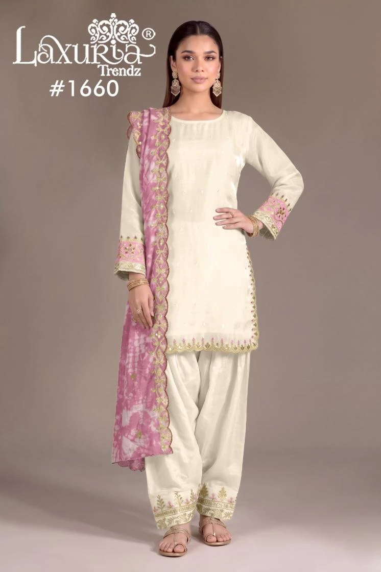 Laxuria Trendz D.No.1660 Suit Set