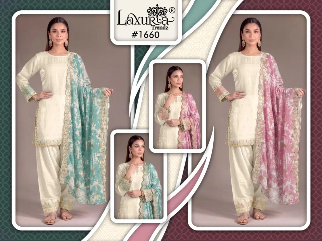 Laxuria Trendz D.No.1660 Suit Set