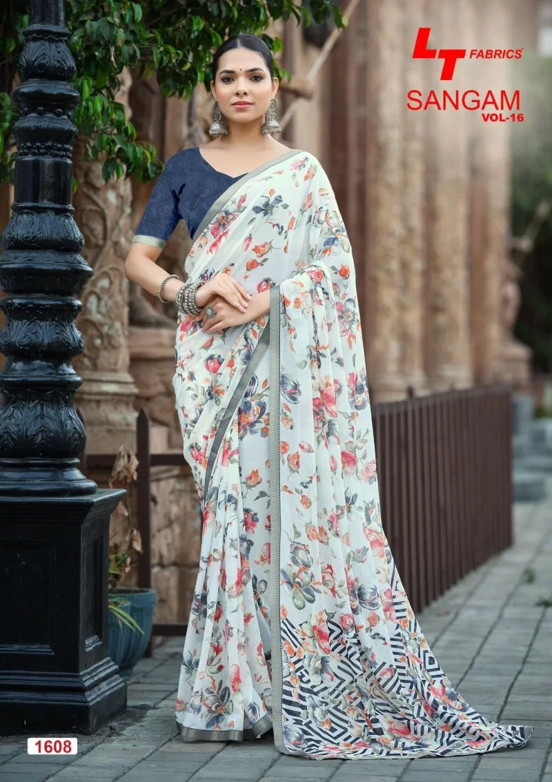 Lt Sangam Vol 16 Micro Printed Saree Collection