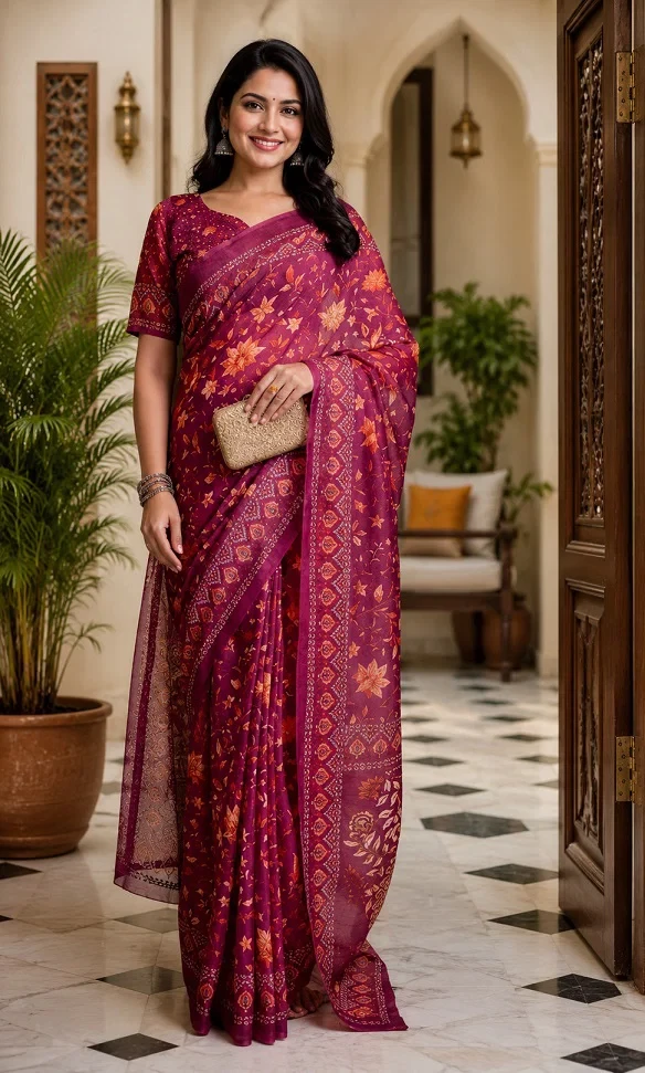 Meera 353 Chanderi Cotton Digital Printed Ready to Wear Collection