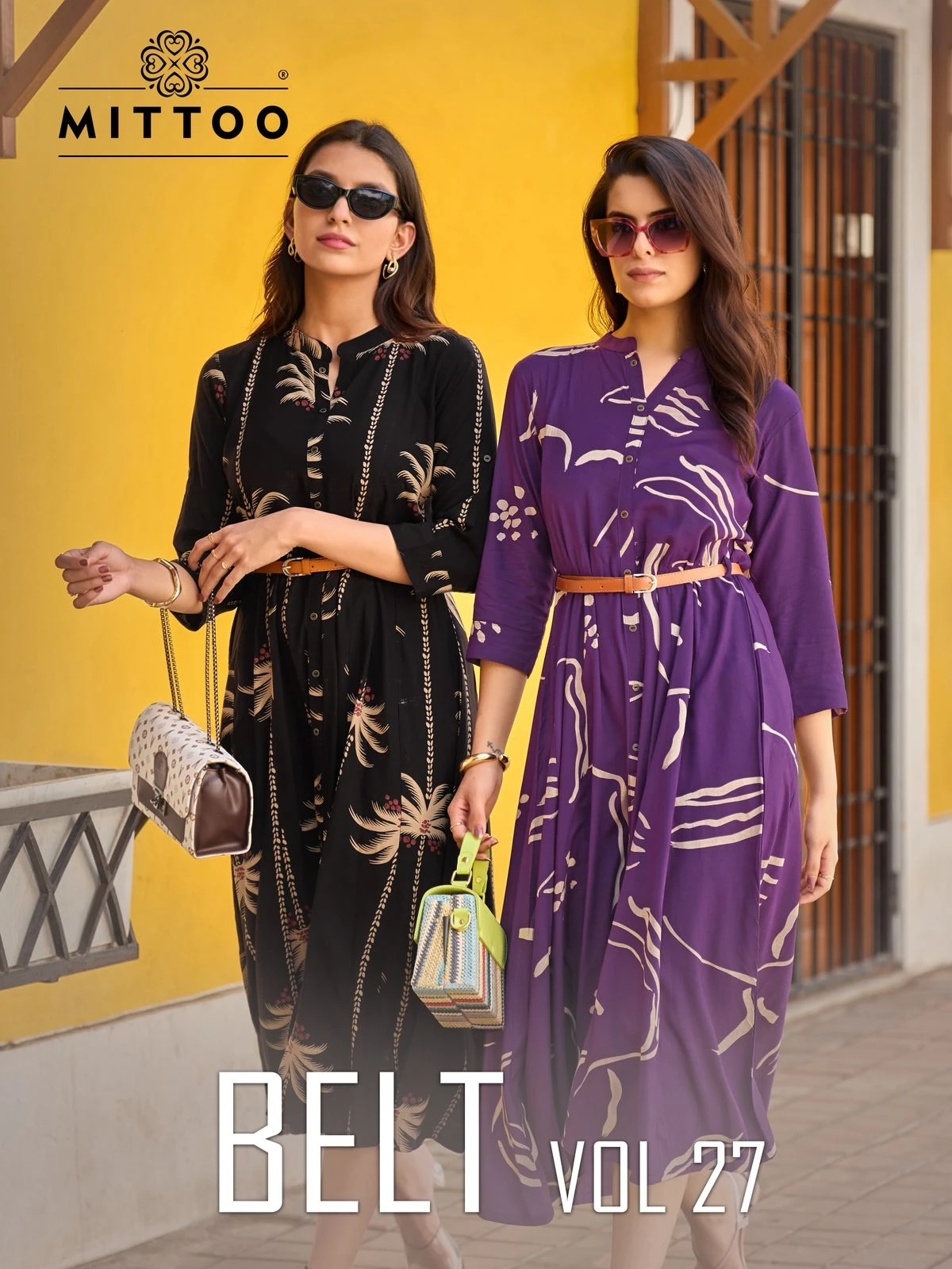 MITTOO Belt Vol 27 Rayon Print Kurti