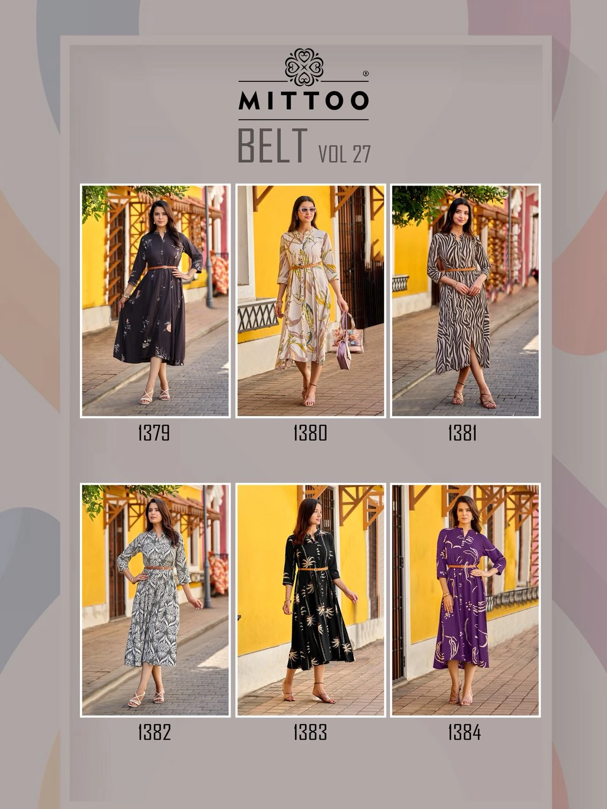 MITTOO Belt Vol 27 Rayon Print Kurti
