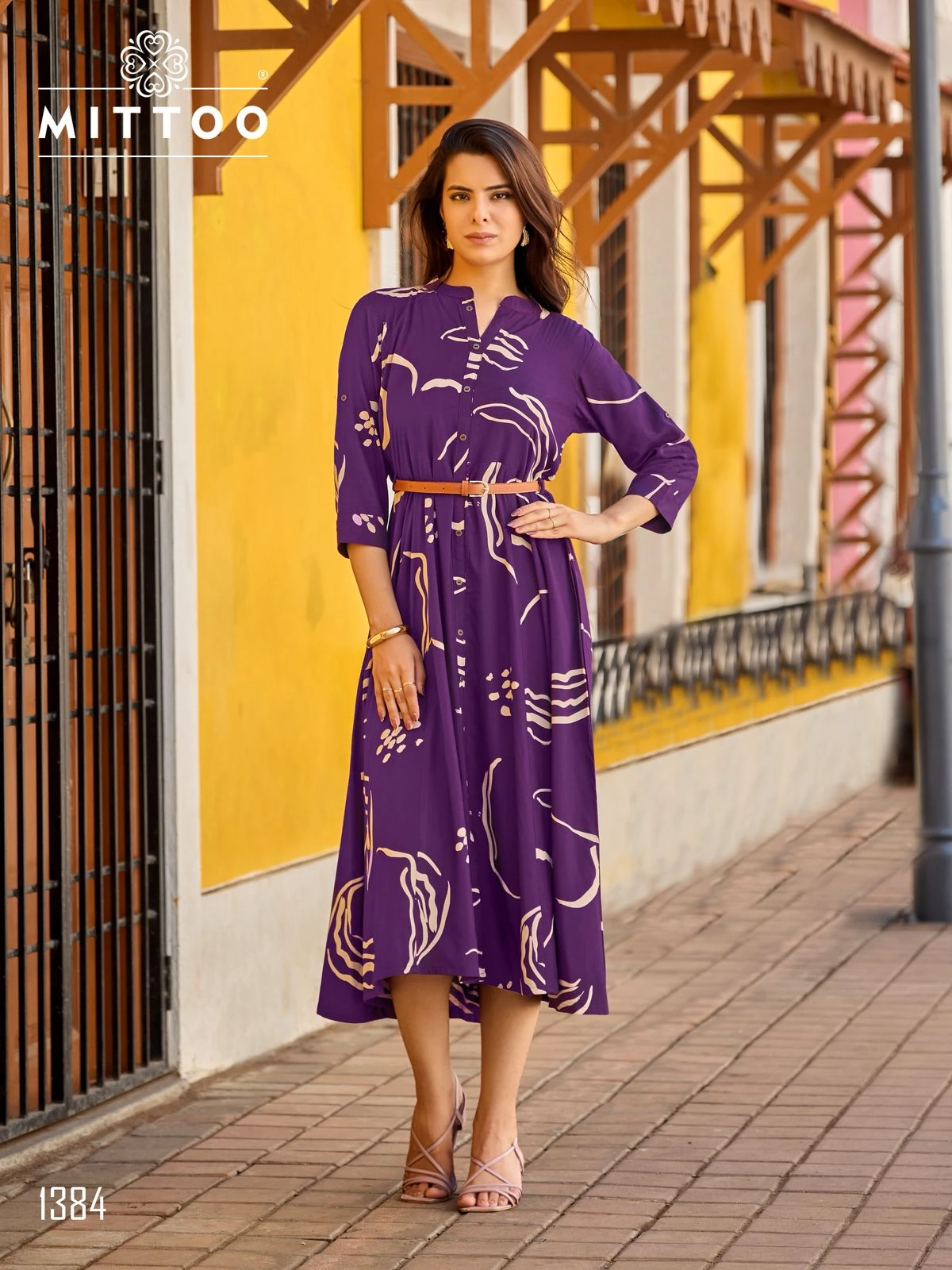 MITTOO Belt Vol 27 Rayon Print Kurti