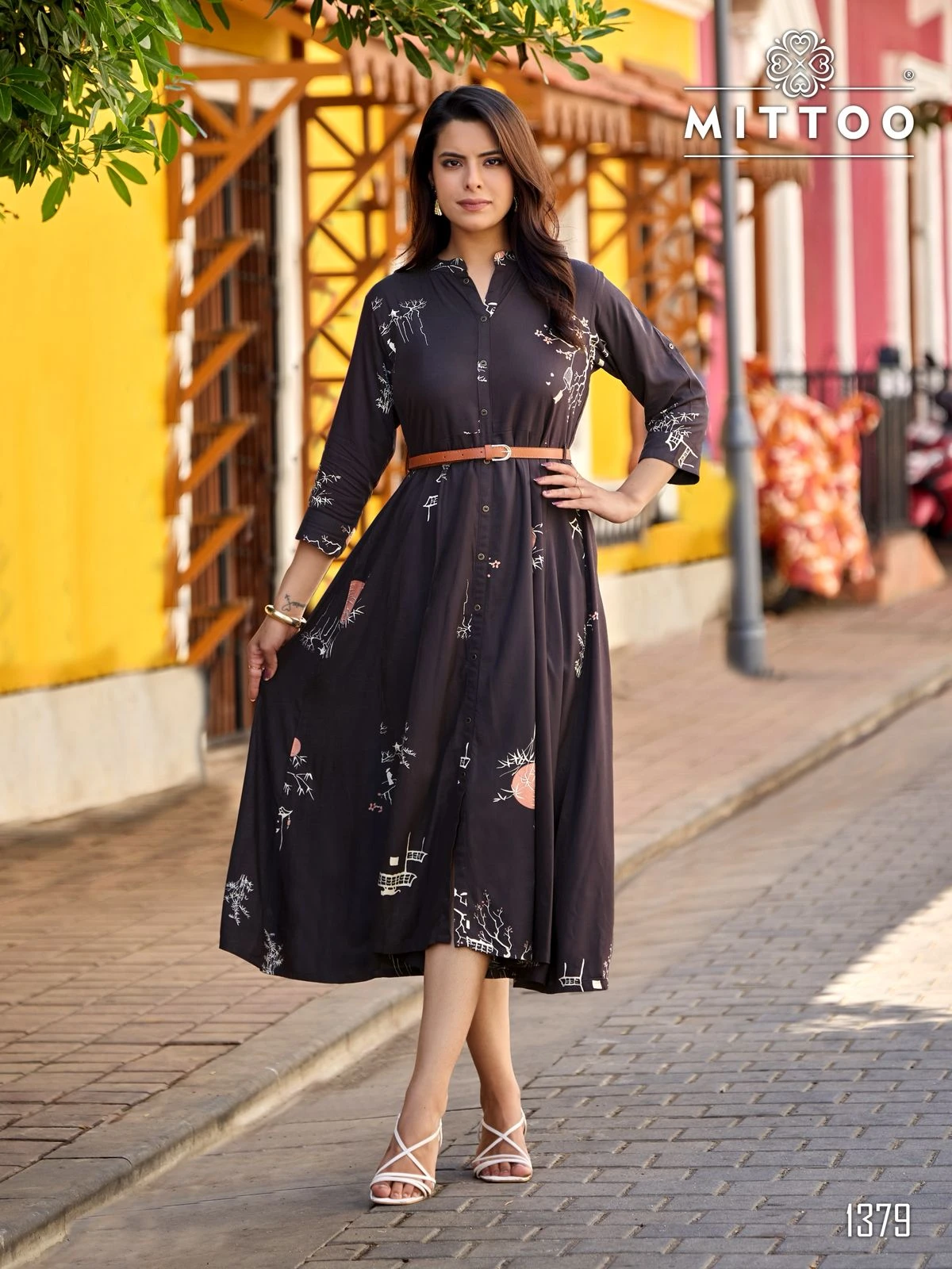 MITTOO Belt Vol 27 Rayon Print Kurti