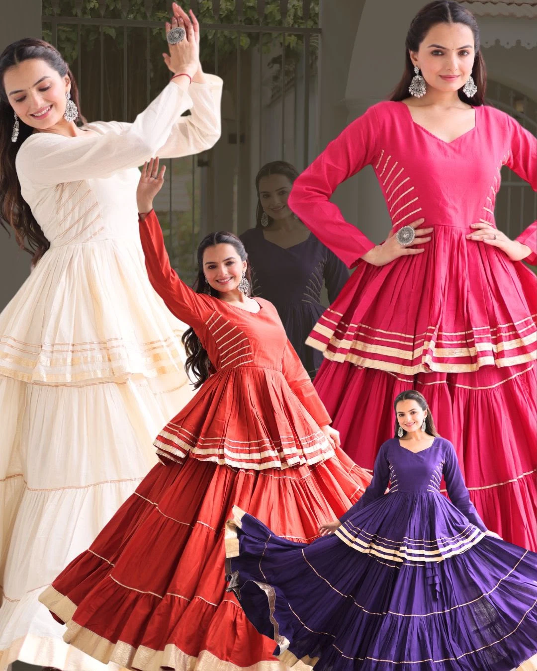 Navratri 2026 Cora Cotton Lehenga Choli Set