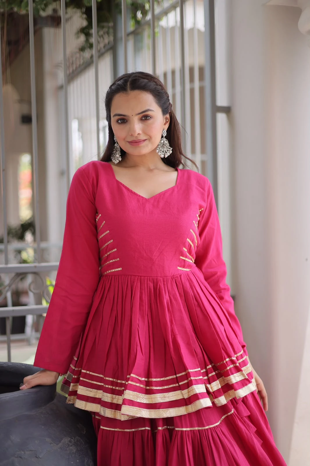 Navratri 2026 Cora Cotton Lehenga Choli Set