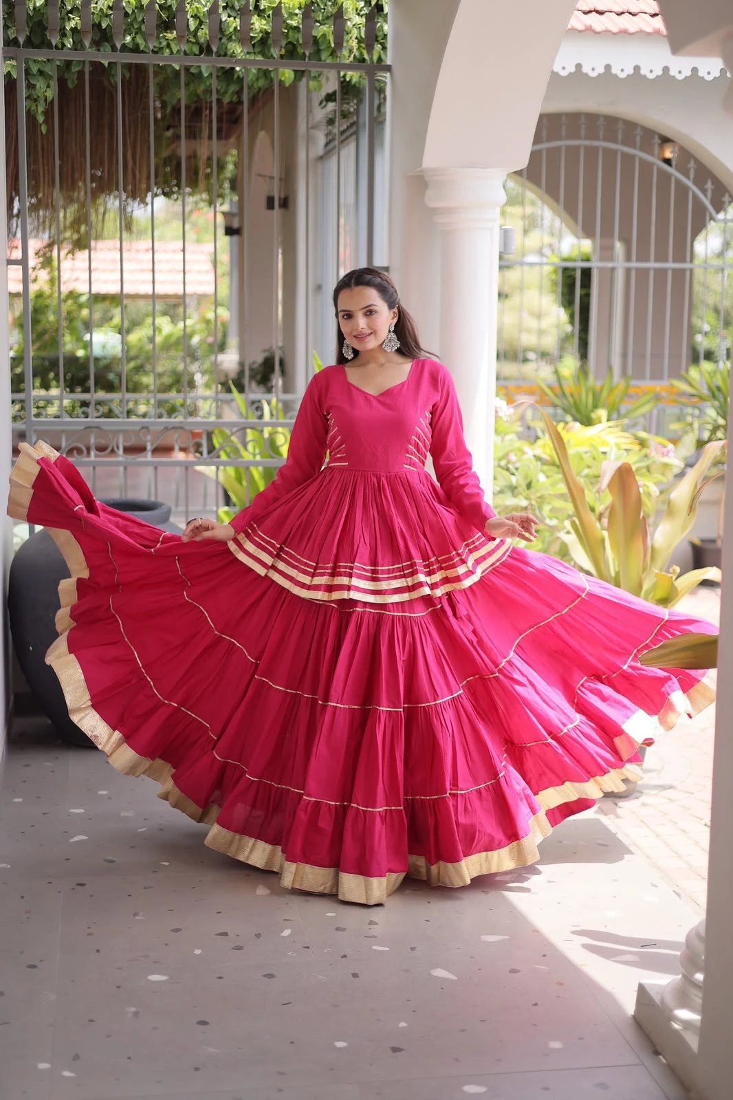 Navratri 2026 Cora Cotton Lehenga Choli Set