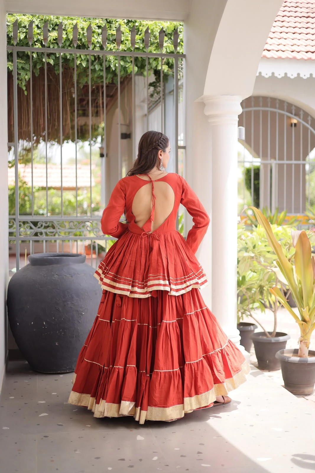 Navratri 2026 Cora Cotton Lehenga Choli Set