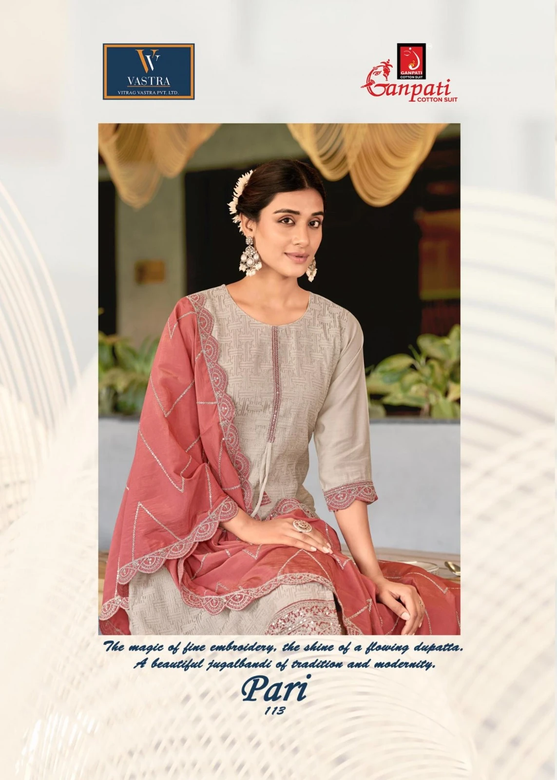PARI Vol-01 Viscose Silk Pant Suit