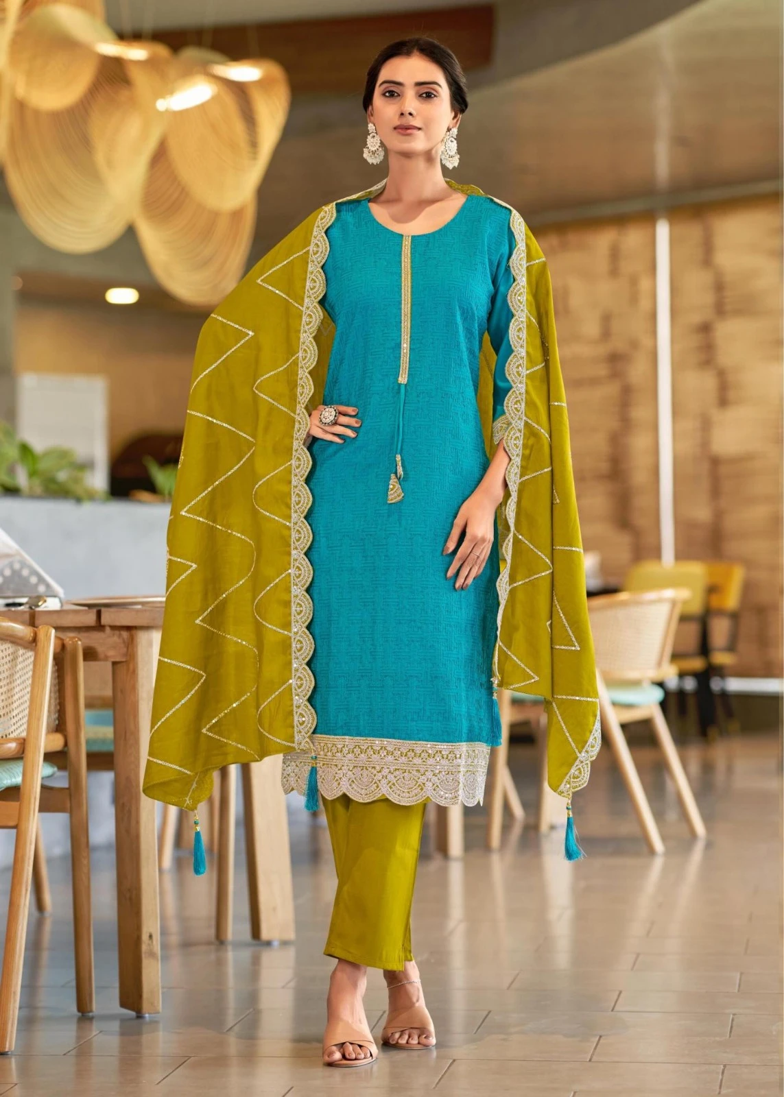 PARI Vol-01 Viscose Silk Pant Suit