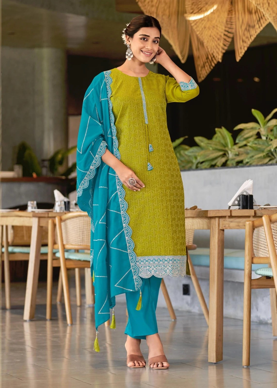 PARI Vol-01 Viscose Silk Pant Suit