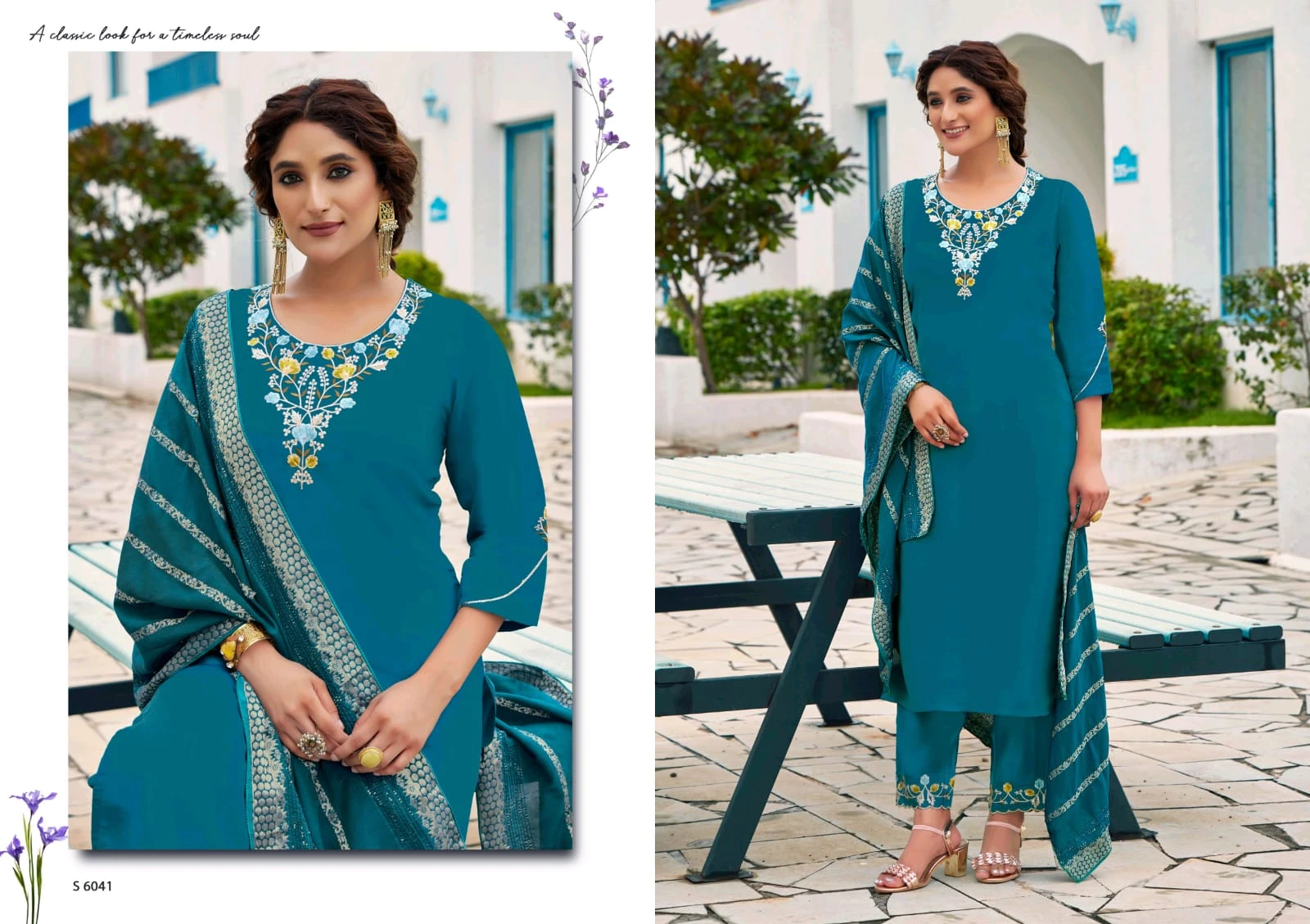 PARTHIVI Premium Silk 3 Piece Suit Set
