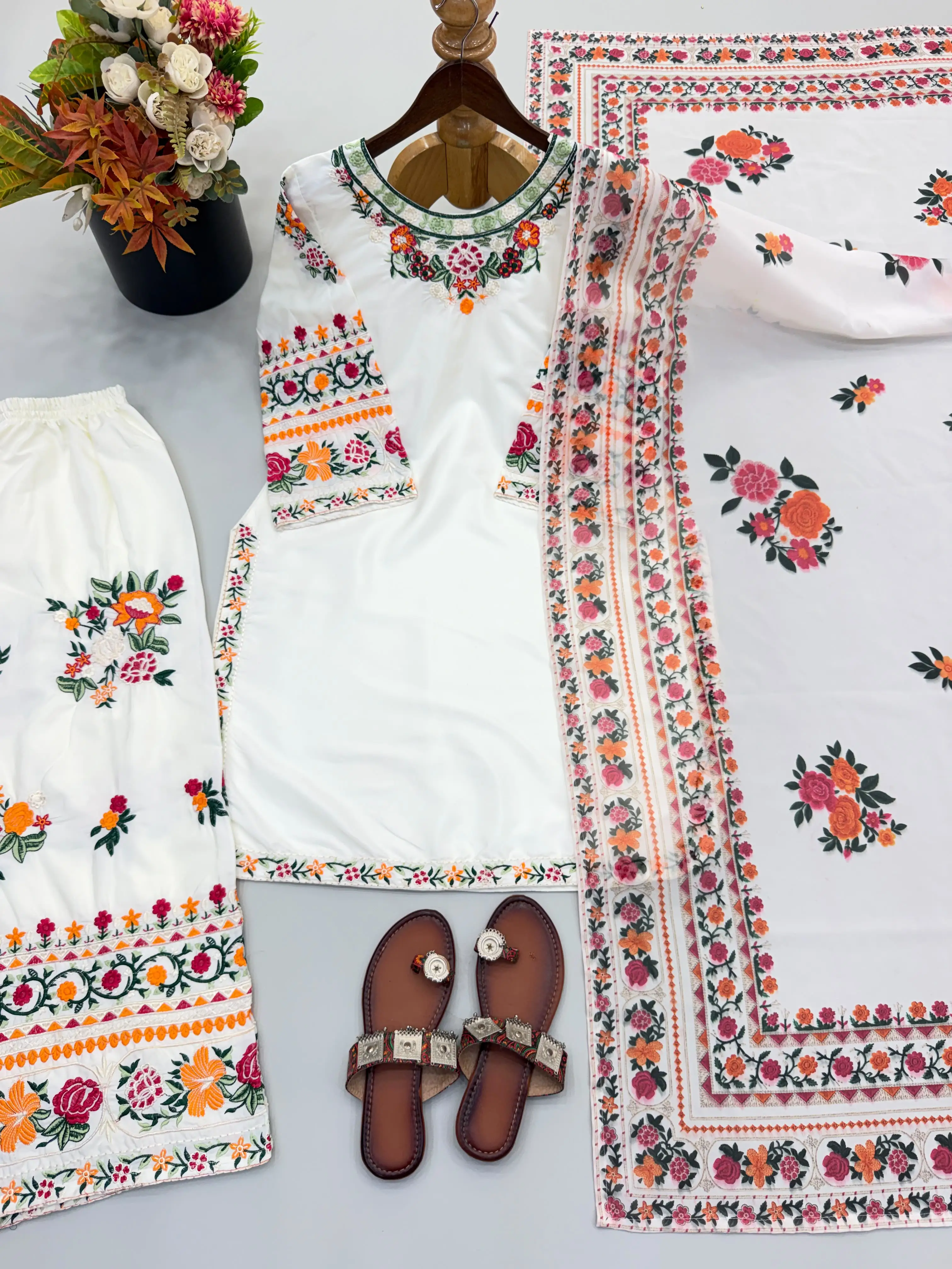 Pure Heavy French Crepe Salwar Suit Set