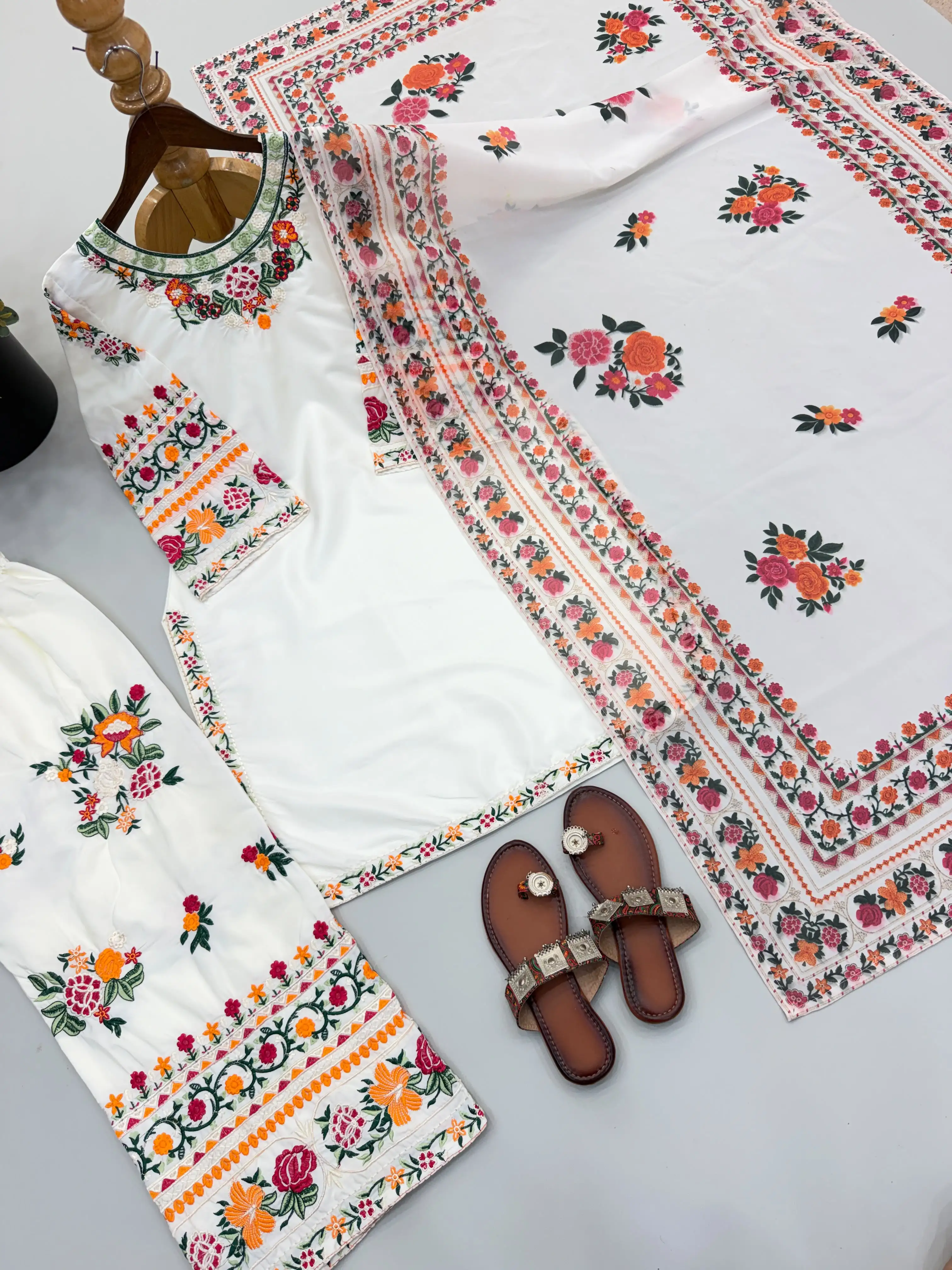 Pure Heavy French Crepe Salwar Suit Set