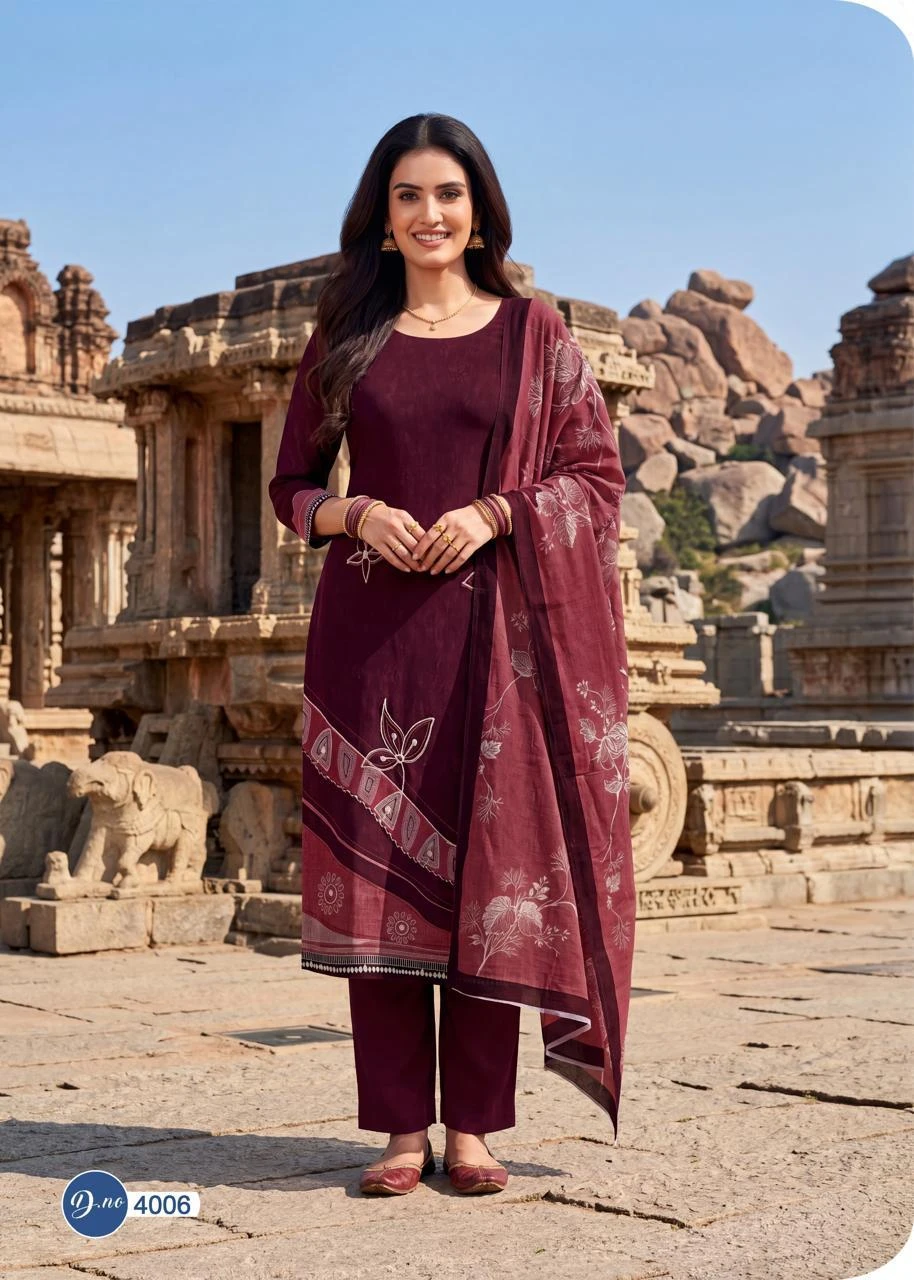 Rahi Rising Silver Vol-4 Kurti Pant with Dupatta