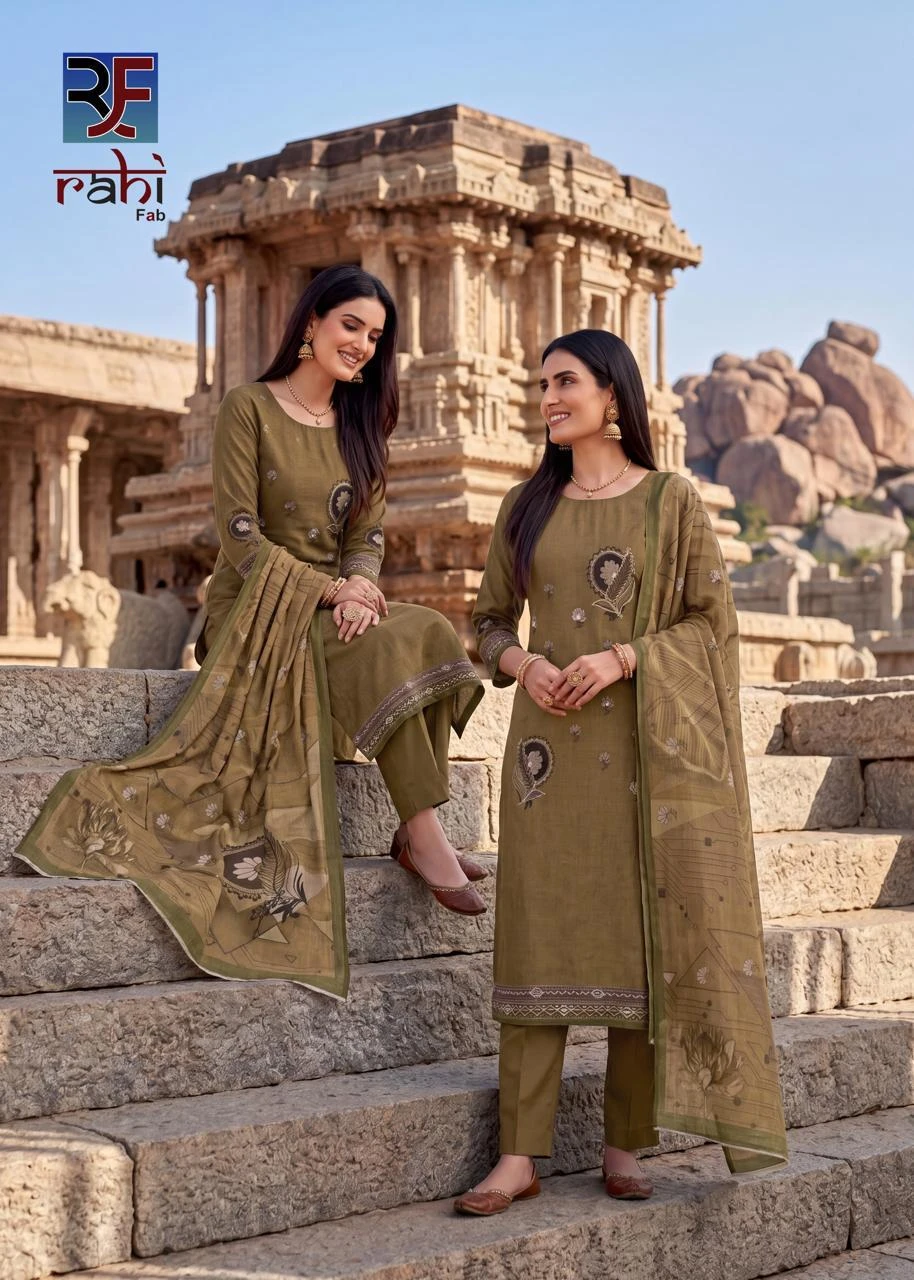 Rahi Rising Silver Vol-4 Kurti Pant with Dupatta