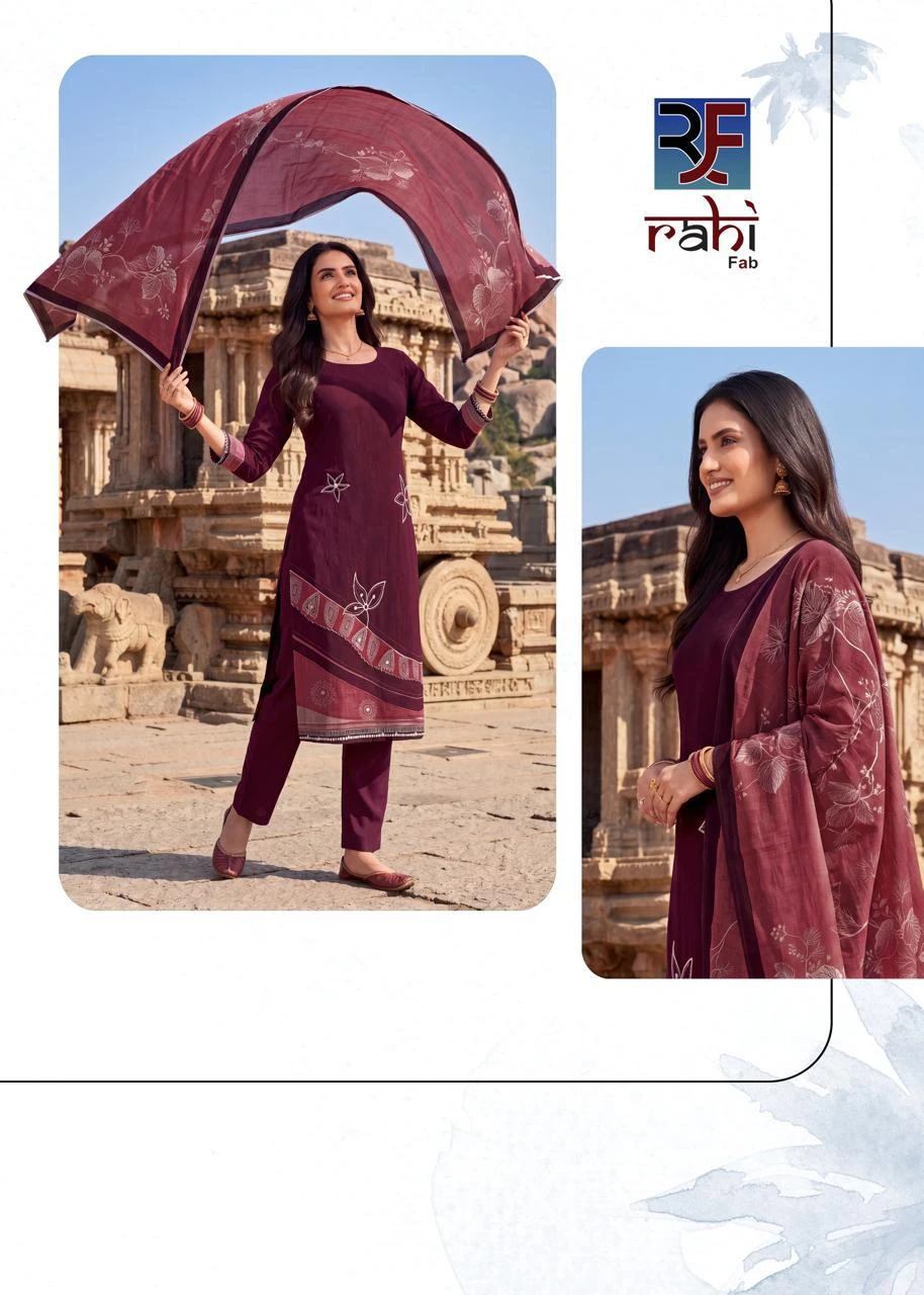 Rahi Rising Silver Vol-4 Kurti Pant with Dupatta