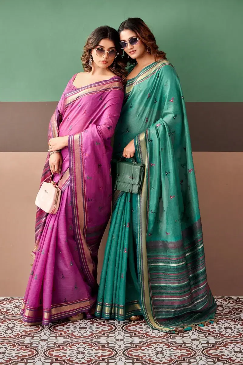 Rajpath Coco Cotton Zari Weaving Saree Collection