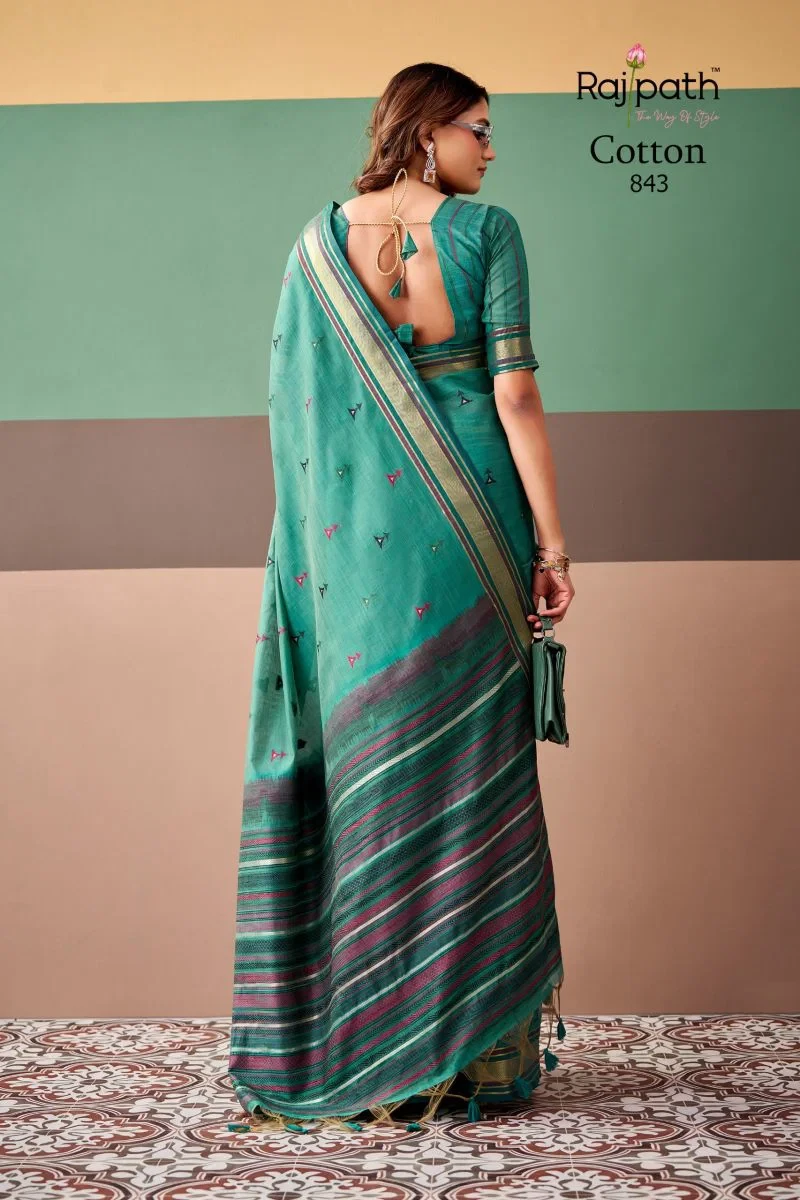Rajpath Coco Cotton Zari Weaving Saree Collection