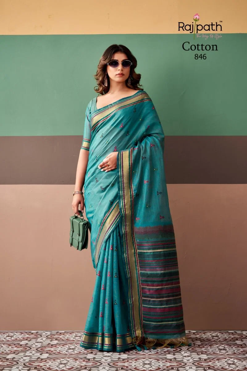 Rajpath Coco Cotton Zari Weaving Saree Collection