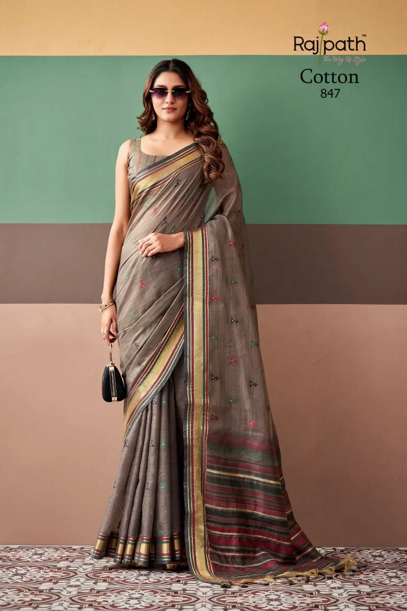 Rajpath Coco Cotton Zari Weaving Saree Collection