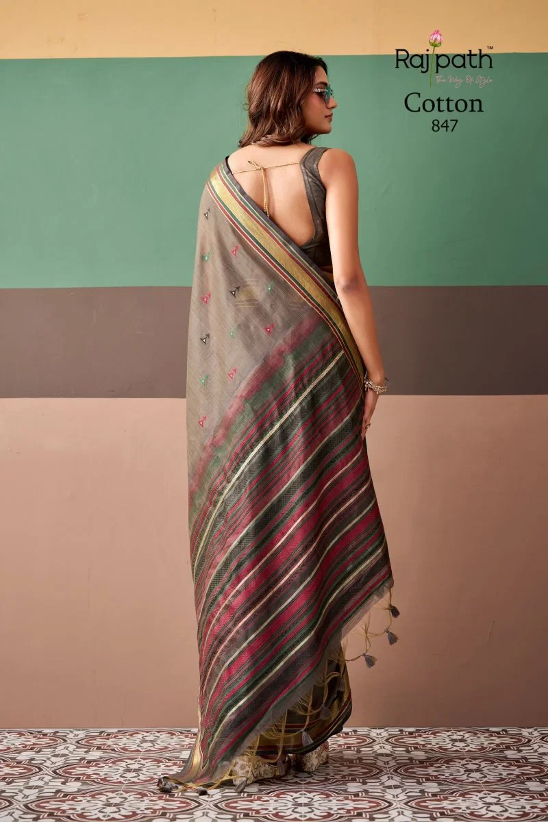 Rajpath Coco Cotton Zari Weaving Saree Collection