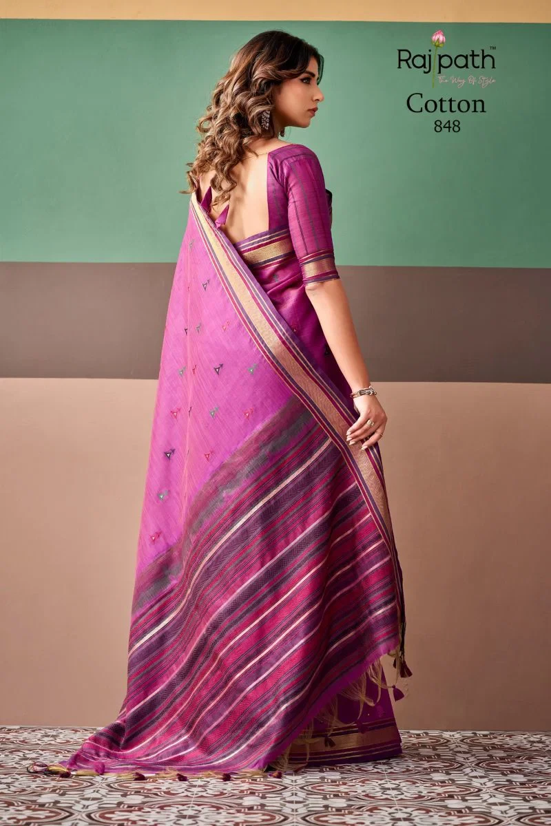 Rajpath Coco Cotton Zari Weaving Saree Collection