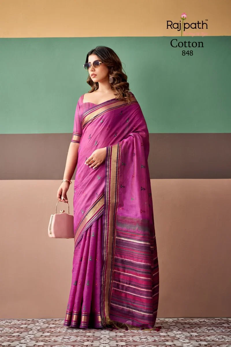Rajpath Coco Cotton Zari Weaving Saree Collection
