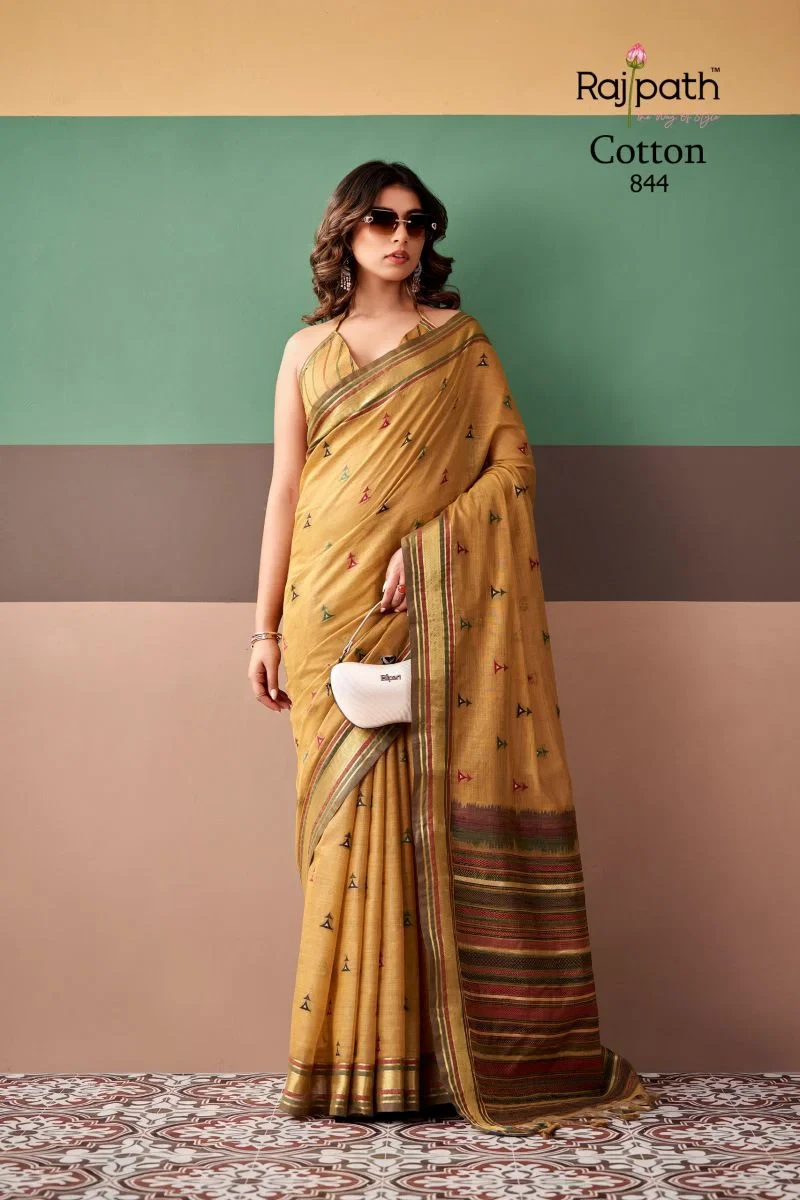 Rajpath Coco Cotton Zari Weaving Saree Collection