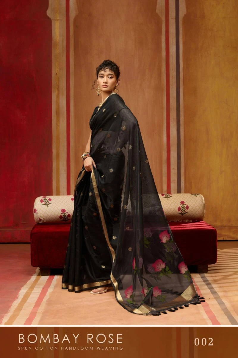 Rajtex Bombay Rose Munga Cotton Handloom Saree