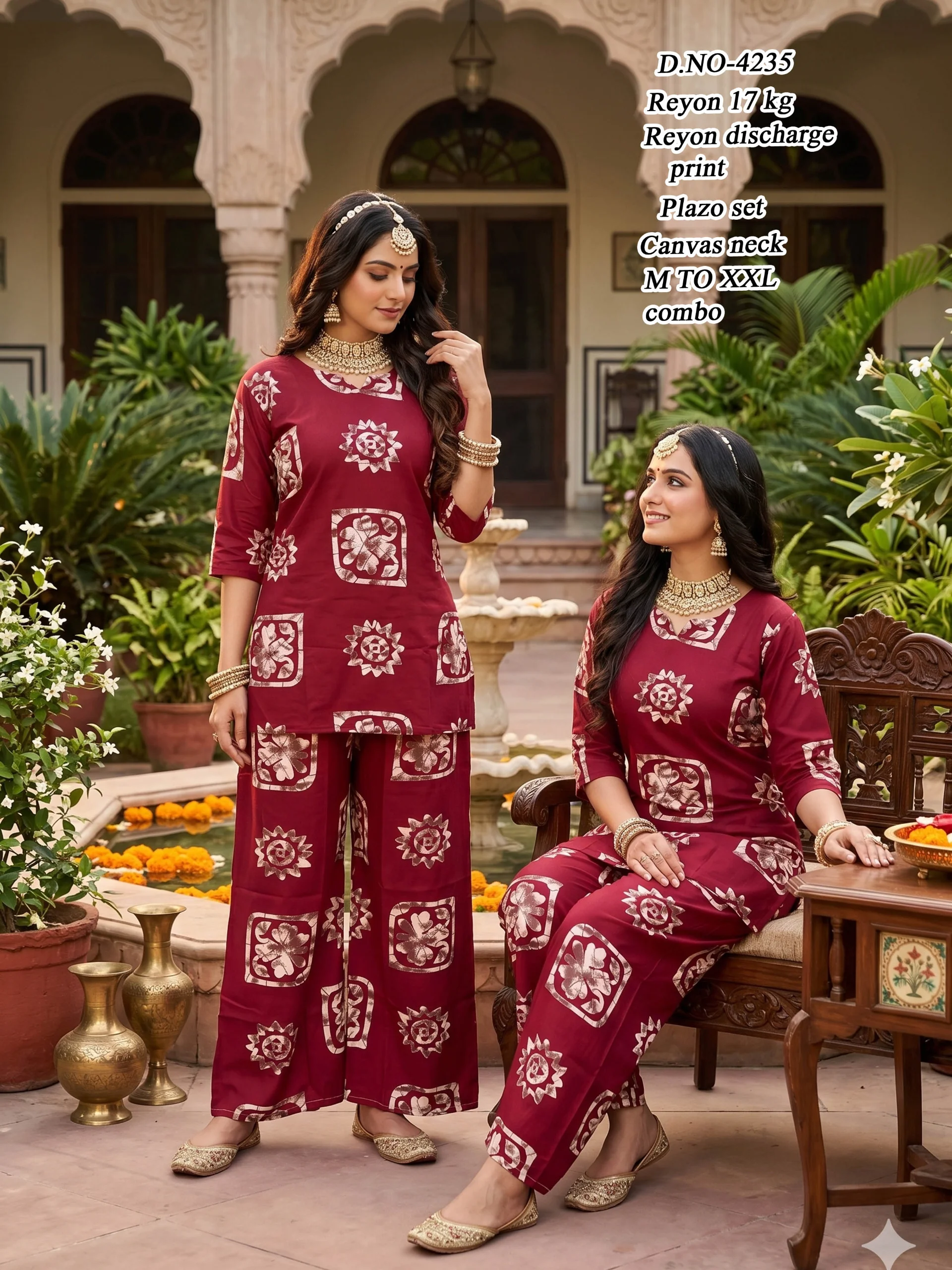 Rayon Discharge Print Combo Collection