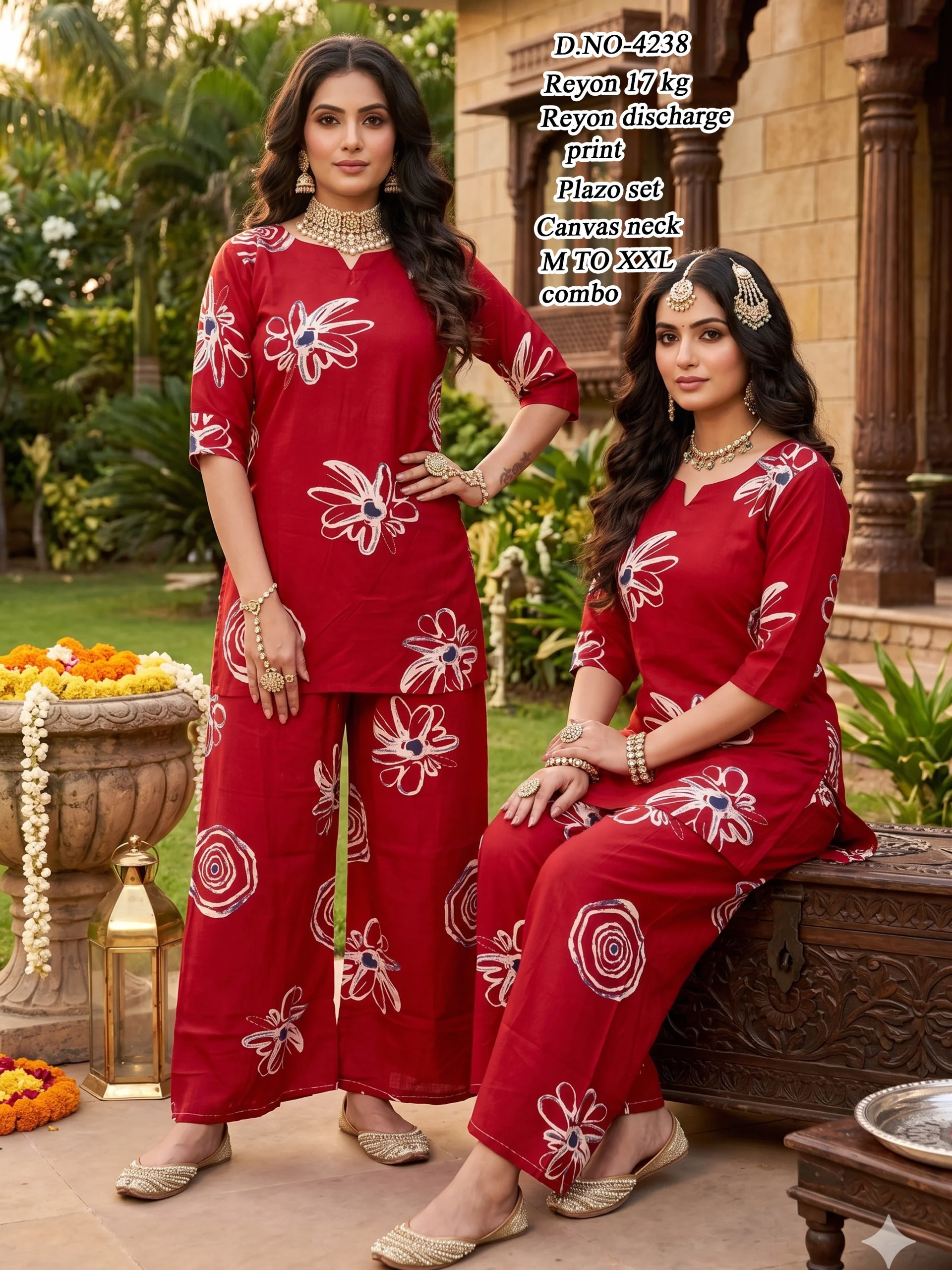 Rayon Discharge Print Combo Collection
