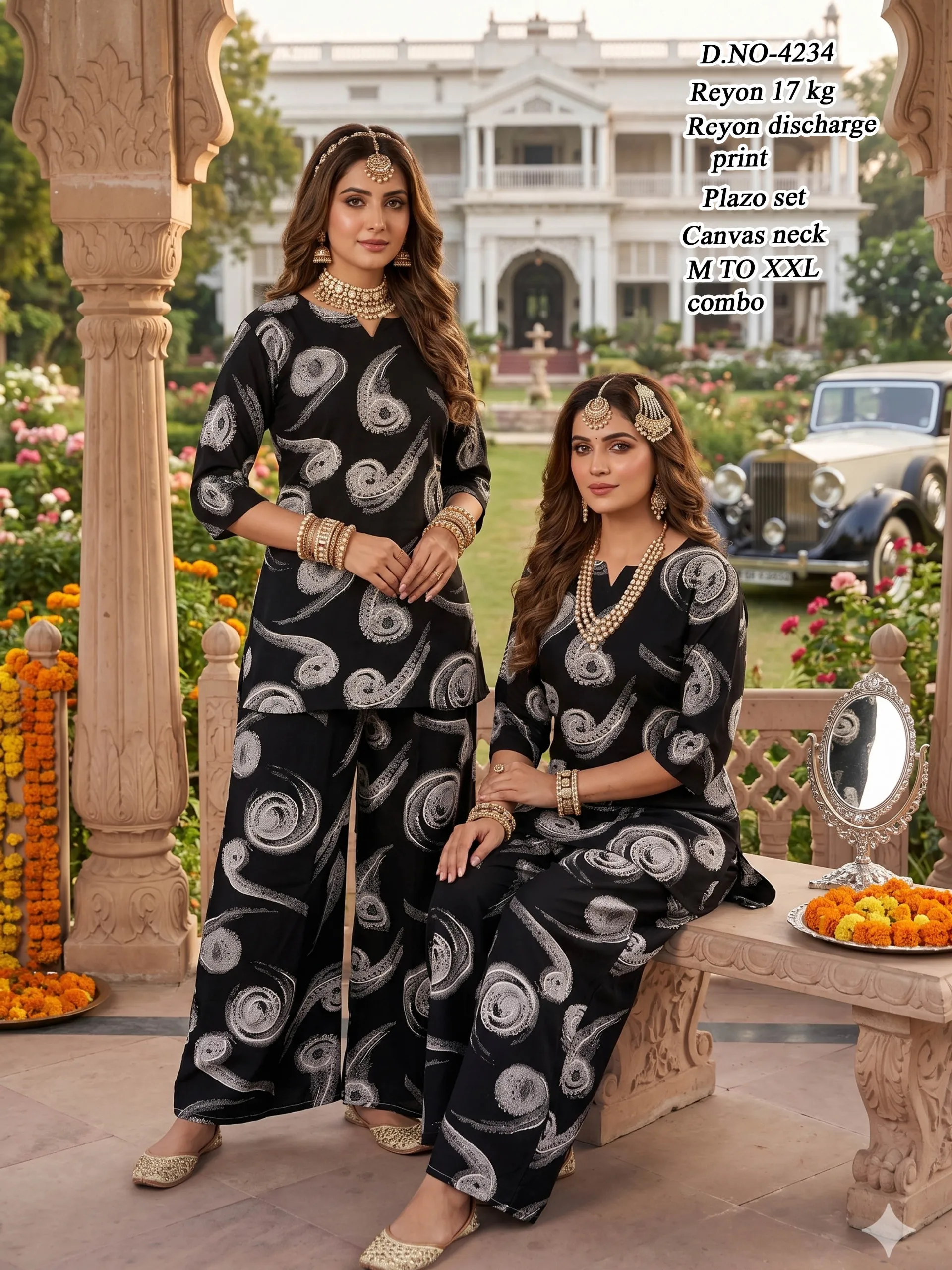 Rayon Discharge Print Combo Collection