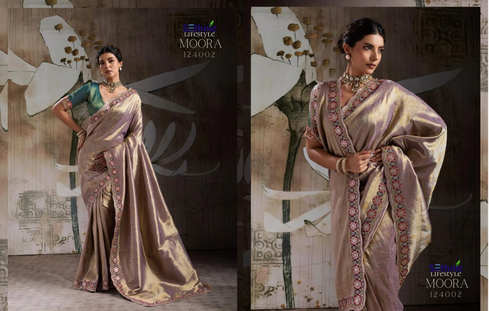 Sethnic Lifestyle Moora Desire Banarasi Jacquard Silk Saree