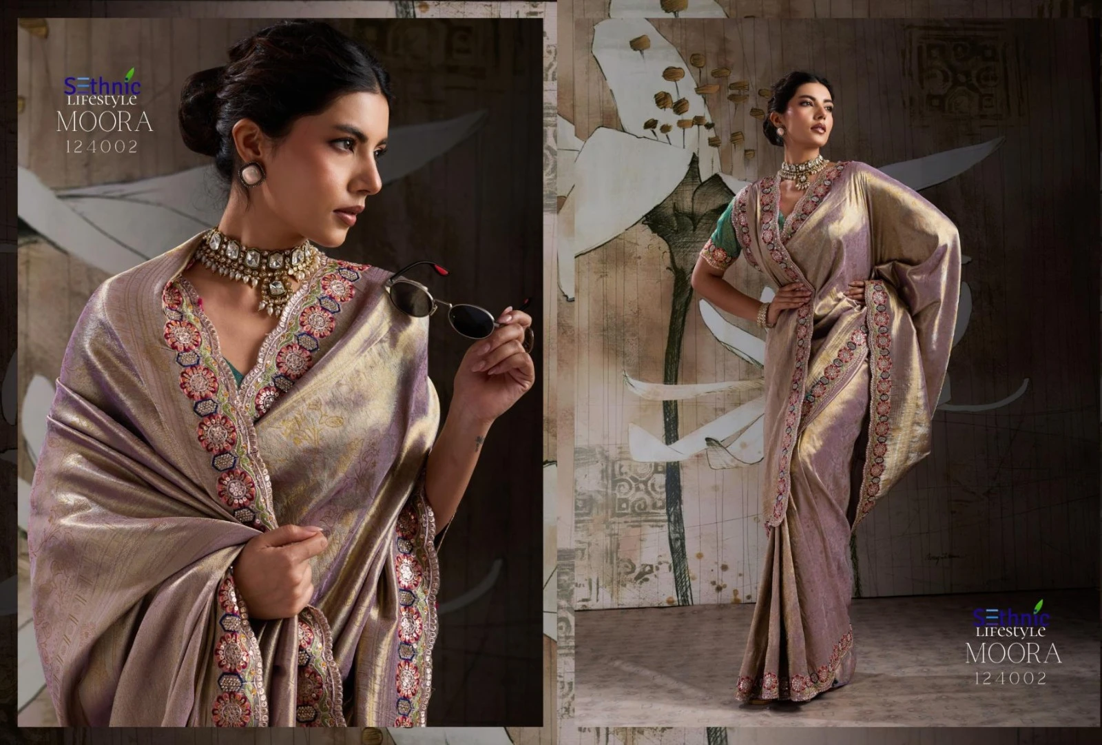 Sethnic Lifestyle Moora Desire Banarasi Jacquard Silk Saree