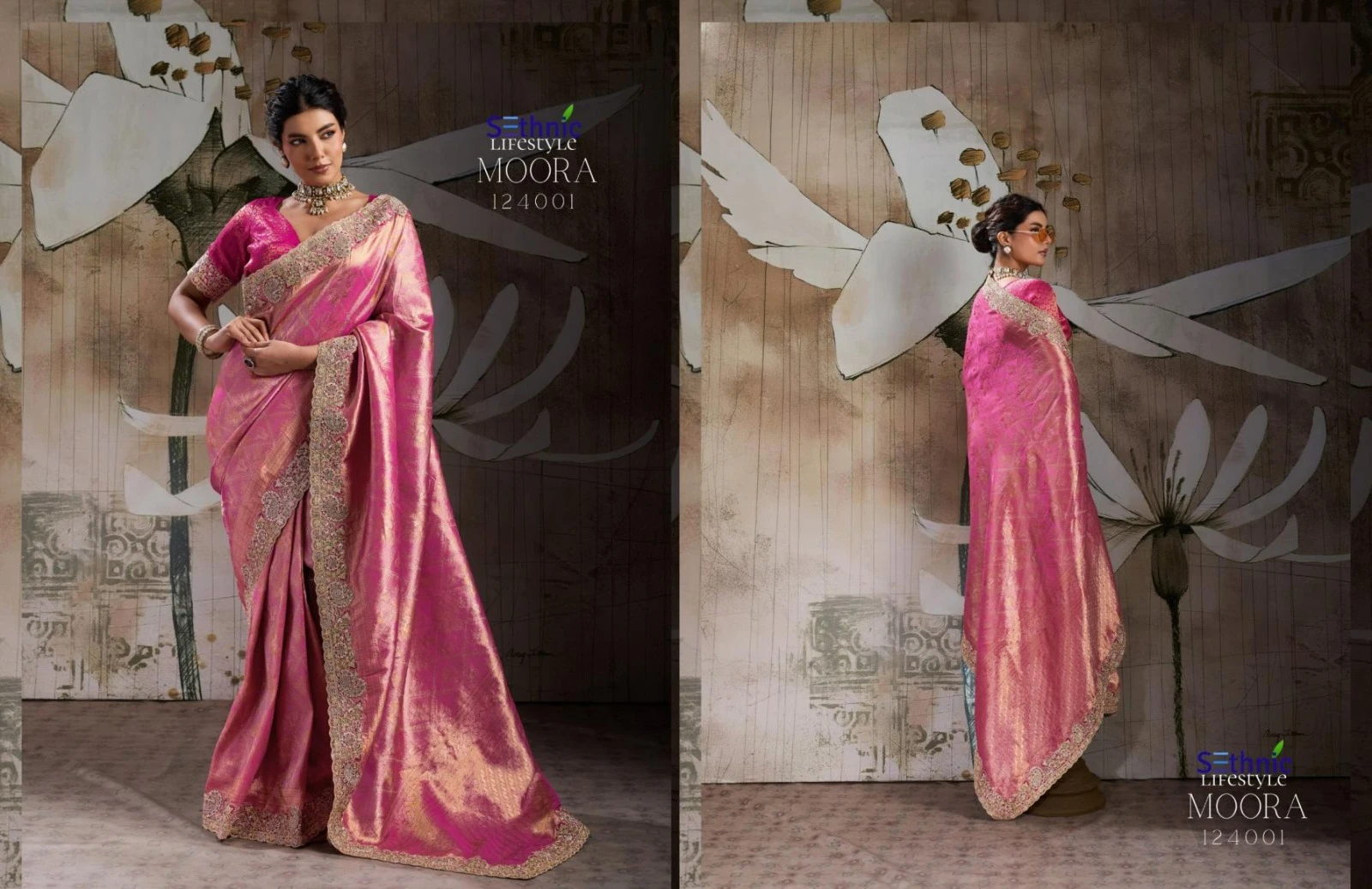 Sethnic Lifestyle Moora Desire Banarasi Jacquard Silk Saree