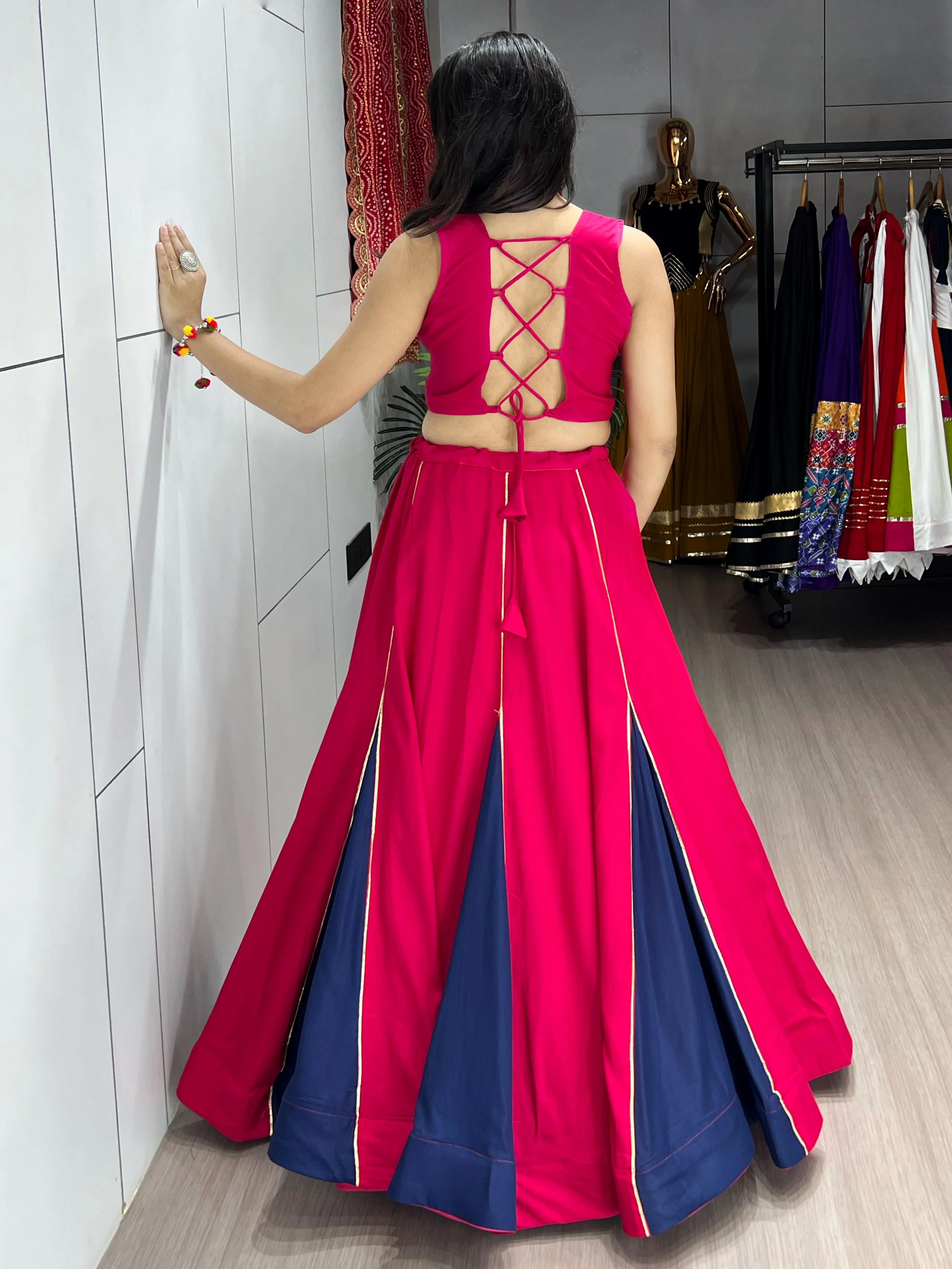 Silver Silk Traditional Lehenga Set