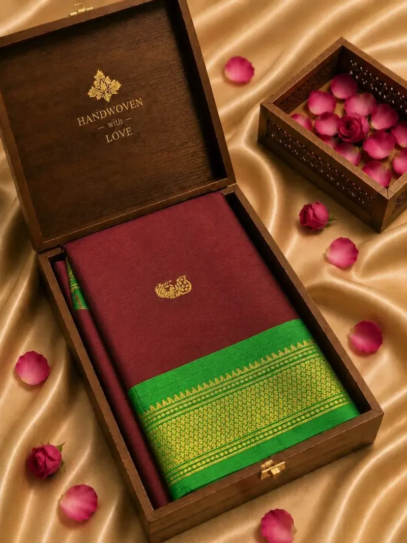 Aab Cotton Paithani 06 Soft Silk Zari Saree Collection