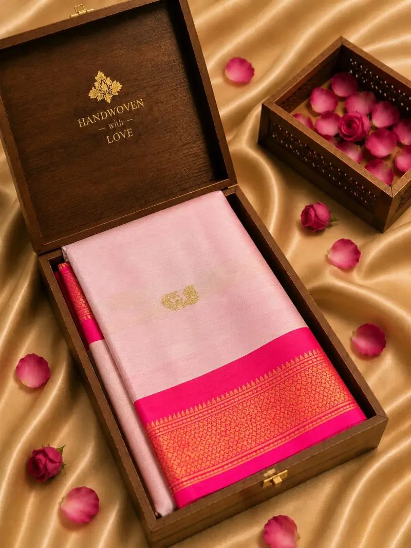 Aab Cotton Paithani 06 Soft Silk Zari Saree Collection