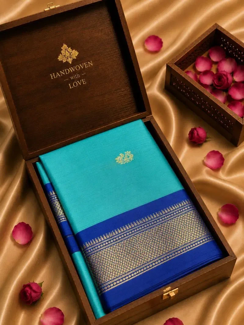 Aab Cotton Paithani 06 Soft Silk Zari Saree Collection