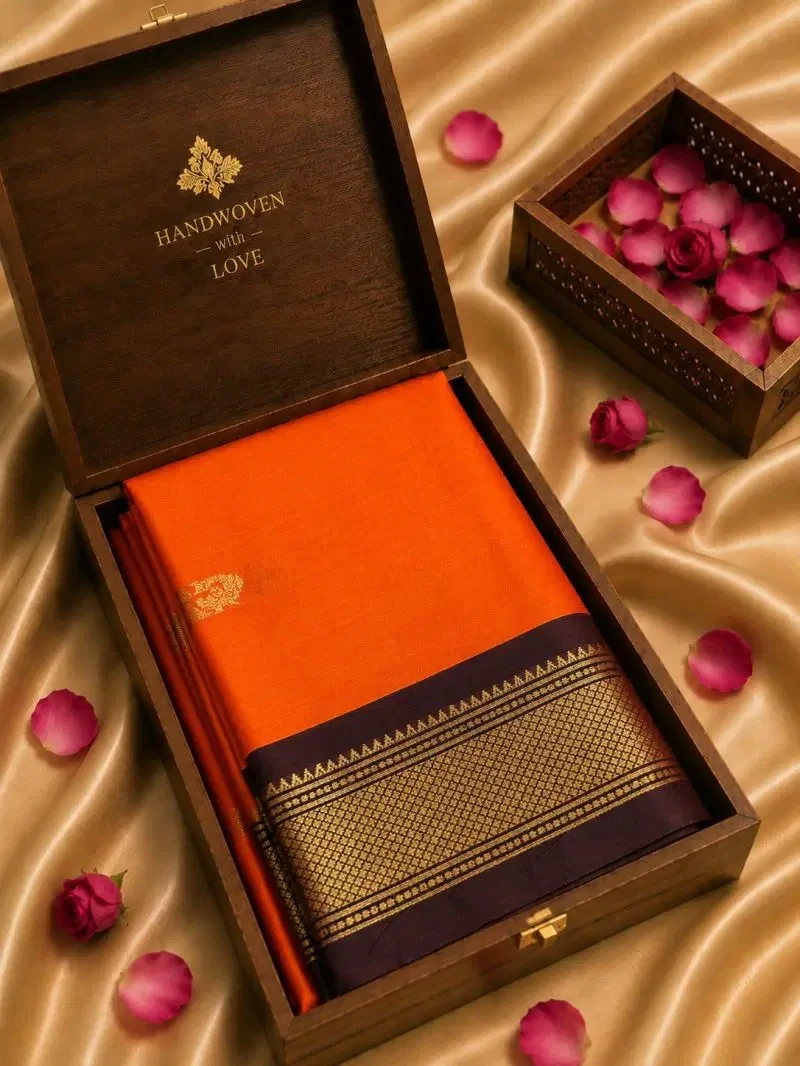 Aab Cotton Paithani 06 Soft Silk Zari Saree Collection