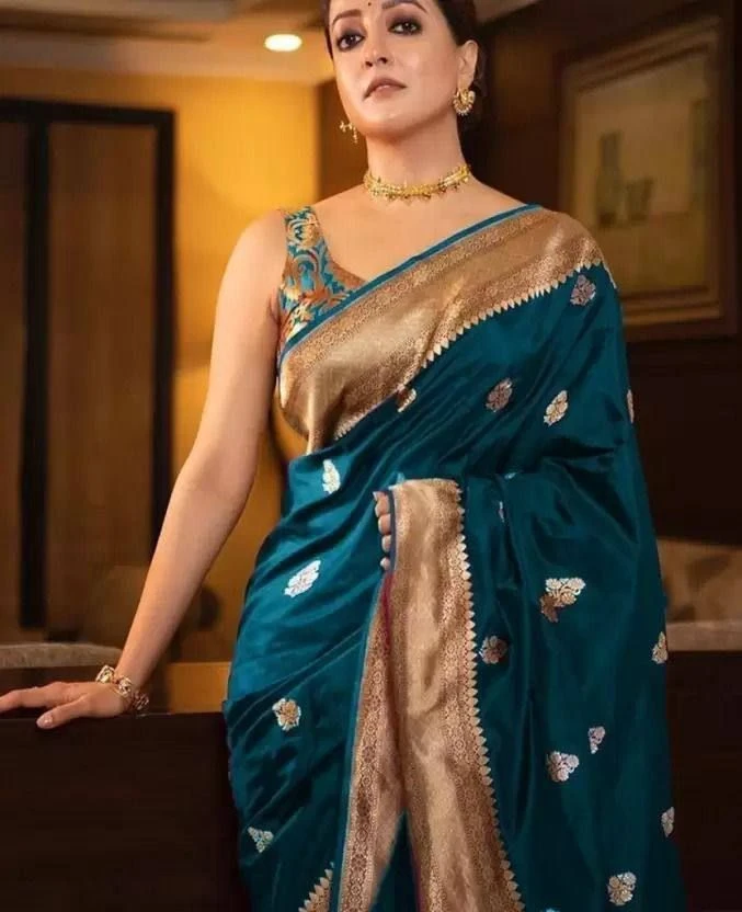 Aab Madhubala Lichi Silk Jacquared Work Saree Collection