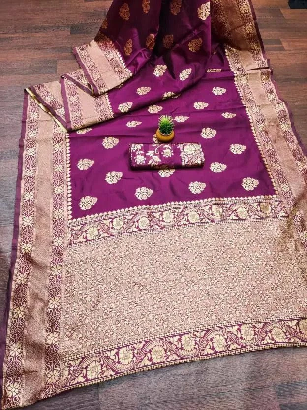 Aab Madhubala Lichi Silk Jacquared Work Saree Collection