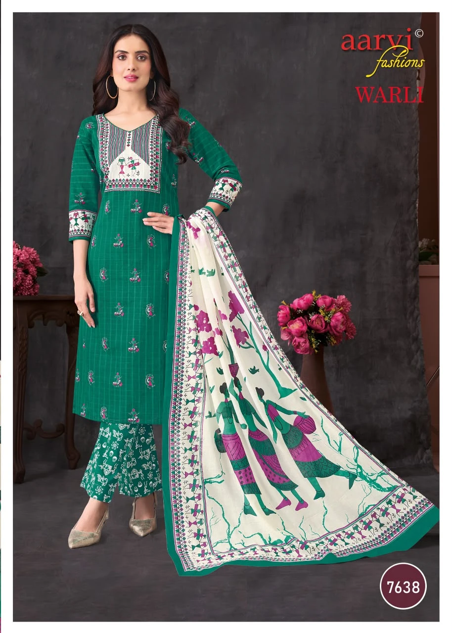 Aarvi Warli Vol 1 - Readymade Dress 10
